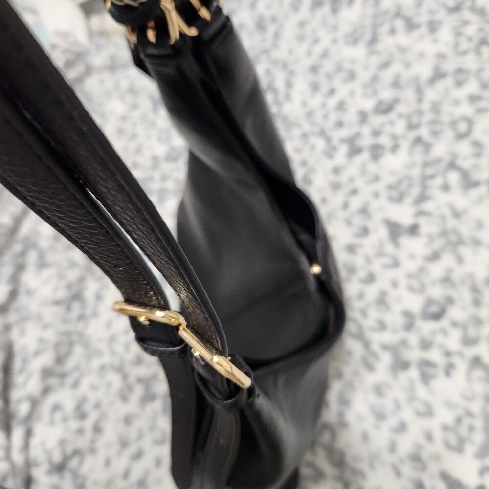 tote bags Size 15x10x5 Black Shoulder bag.   New - Picture 13 of 15